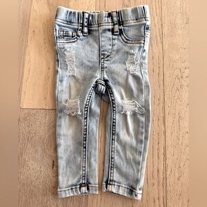 Lenox James Distressed Light Wash Jeans - 6-12 Months